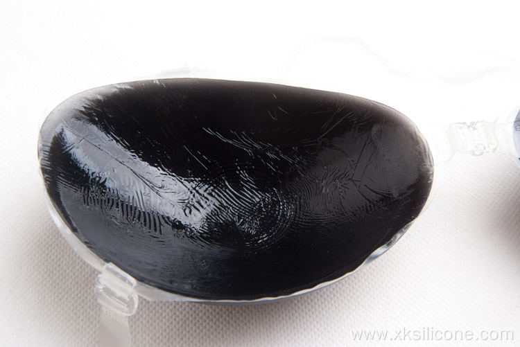 Sexy Invisible Adhesive black Silicone Bra