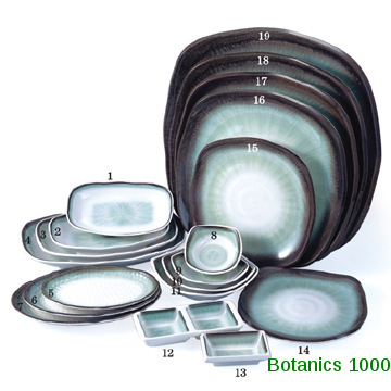 Korean Blue Nacre Design Series Dinnerware Set