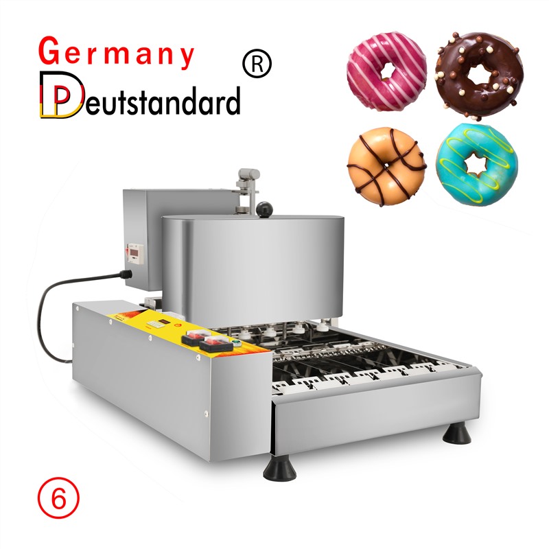 Máquina de rosquillas comercial automática de 6 líneas