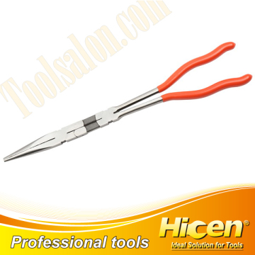 S Type Dipped Handle Extra Long Double X Long Nose Pliers