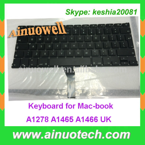 Laptop Keyboard for Apple Macbook A1278 A1465 A1466 UK Version