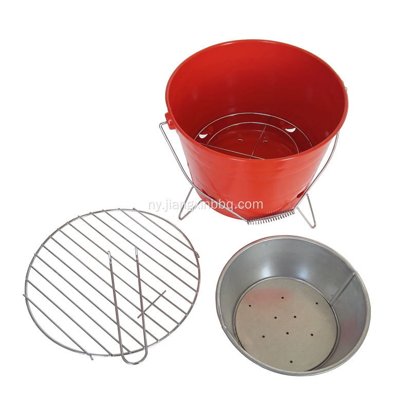 10 inch Portable Charcoal Bucket BBQ