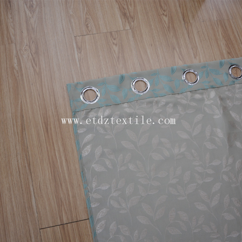 Polyester Shrinkage Yarn Dyed Jacquard Curtain Fabric