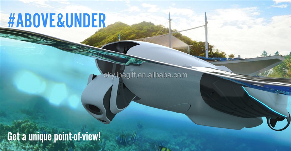 Bait drop mapping, track and film waterproof drone PowerDolphin waterproof robot drone