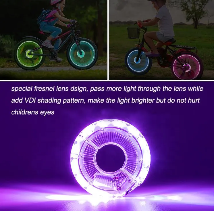 Vibrant LED Wheel Rim Lights for Enhanced Night Visibility
