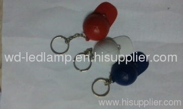 Led Plastic Keychain Light Cap Keychain Light 