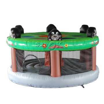 Interactive Inflatable Carnival Games: Commercial Human Whack-a-Mole