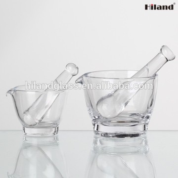 Tumbler shaped glass gravy cup