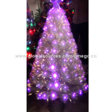 Transparent Leaf Fiber Optic Christmas Tree, customized logo available
