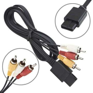 Audio Video Av Cables For Snes/n64 Video Games