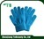 blue knitting acrylic gloves