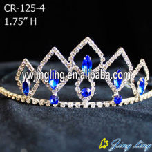 Sapphire Blue Rhinestone Pageant Crowns