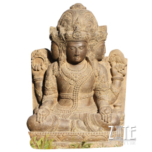 Hindu gods stone matble brahma statue