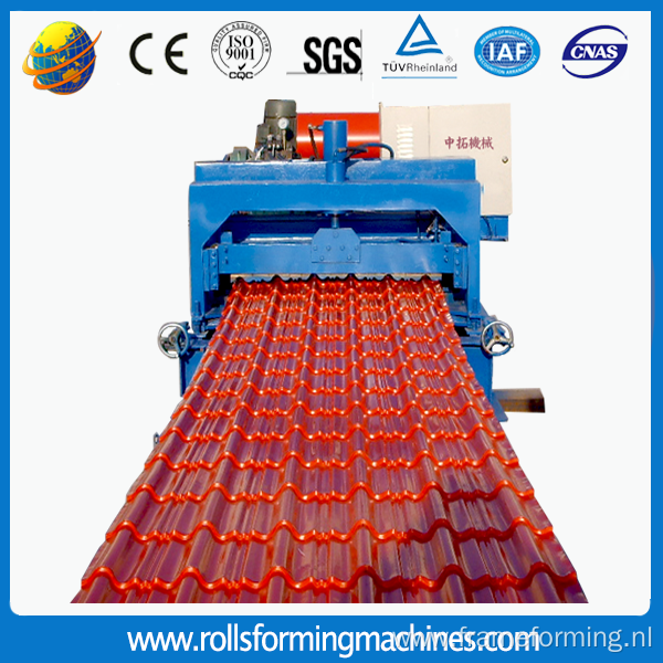 Glazed Tile Roofing Sheet Panel Roll Forming Machine