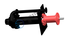 40PVL-SPR Lengthen Sump Slurry Rubber Pump