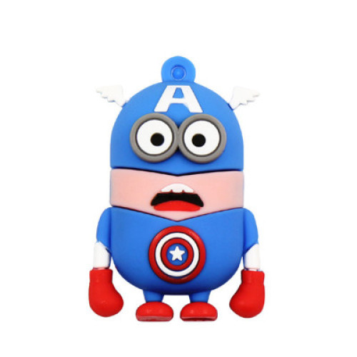 Cartoon Style USB Flash drive PVC Rubber