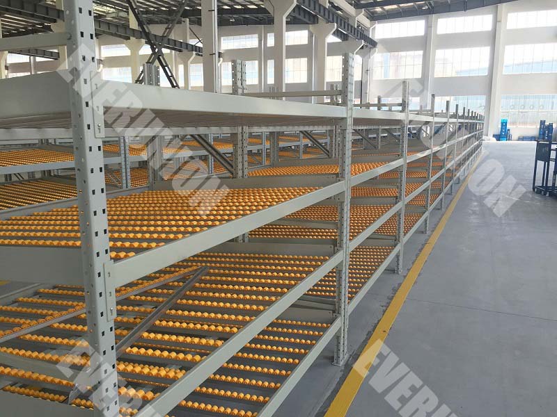 Gravity Flow Roller Racking Systems Carton Flow Racks