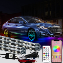 Wireless APP Control RGBIC LED Undercar Strip Lights