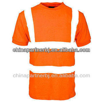 hi vis reflective cotton safety shirt