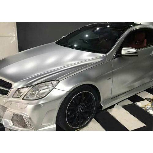 Satin Metallic Moonlight Silver Car Wrap Wrap Vinyl