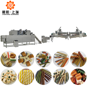 Dog chew making machine dog chewing extruder machine