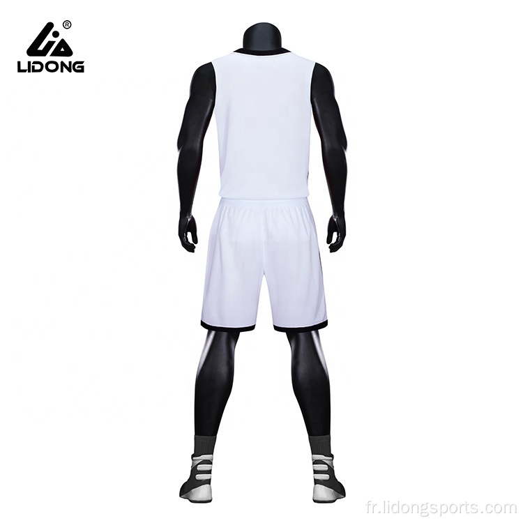 Ensemble d&#39;uniformes de basket-ball vierge personnalisés OEM à vendre