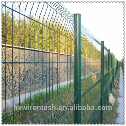 OEM support PVC coated welded mesh fence