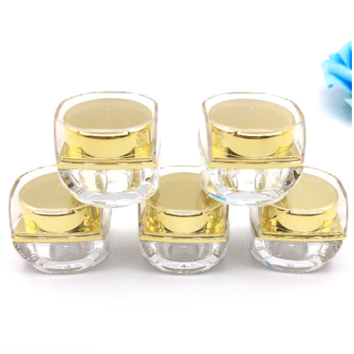 15ML GOLDEN acrylic cosmetic jar