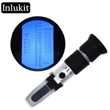 Professional Beekeeper's Honey Refractometer for Measuring Brix and Baume Levels