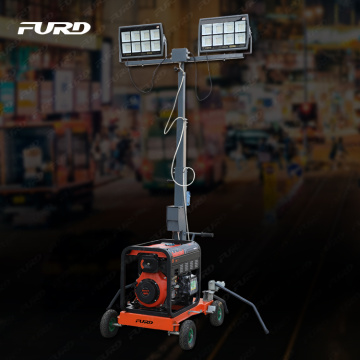 Factory sell 5m Portable Light Towers With Generator