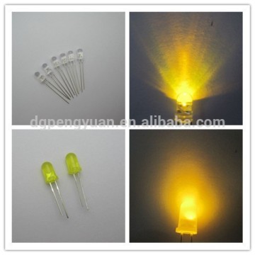 wholesale 5mm 3mm yellow led