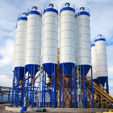 Concrete Plant Used Spiral Silo 200T Cement Silo