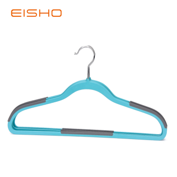 Non Slip Plastic Suits Hangers With Rubber Pieces