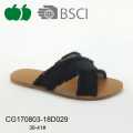 Nowe płaskie letnie damskie tanie Pu Slipper