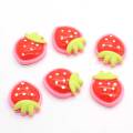 Διακοσμητική γλυκιά φράουλα σε σχήμα Kawaii Ρητίνη χάντρα για χειροτεχνία Διακόσμηση Γοητεία Ψυγείο Διακοσμητικά χάντρες Παιχνίδια στολίδια