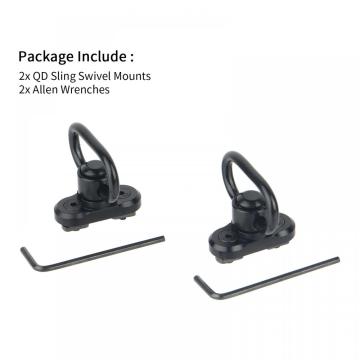 M-LOK Sling Swivel Mounts Tactical Gear QD Adapter