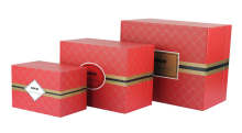 Red Printed Apparel Premium Gift Rigid Box
