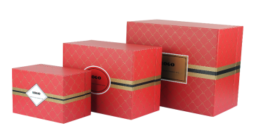 Red Printed Apparel Premium Gift Rigid Box