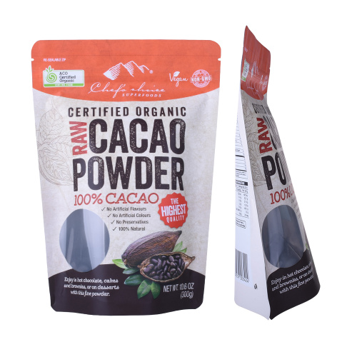 Cacau em pó de chocolate em alumínio