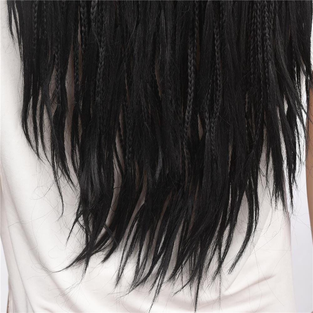 MYZYR Private Label Synthetic Wig,braided Box Braids Synthetic Lace Front Wig Synthetic Lace Front Wigsynthetic Wig Vendor Long