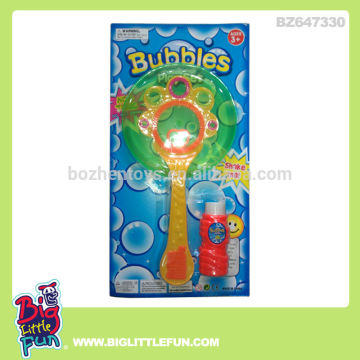 Plastic soap bubble ring toy