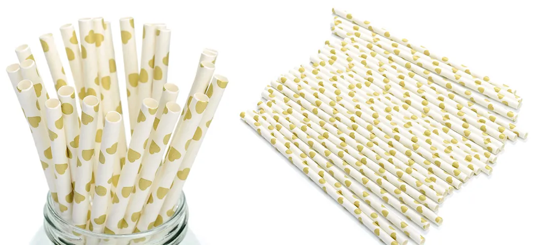 Paper Straws for Kids Birthday Wedding Decoration Party Straws Creative Paper Drinking Straws