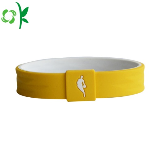 Pulseiras de silicone para balanço universal Debossed para mulheres