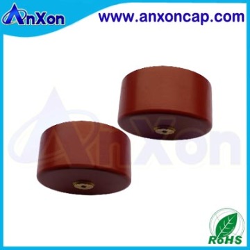 10KVrms 12KV 2500PF bolt type high voltage ceramic capacitor