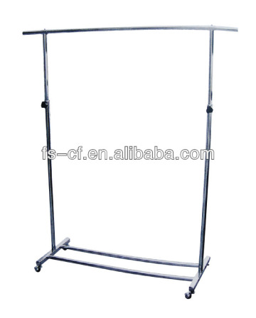 using hang clothes Display Rack For Clothing/Garment Display