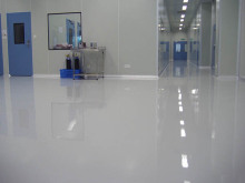 Epoxy flat coating floor paint for hospitals