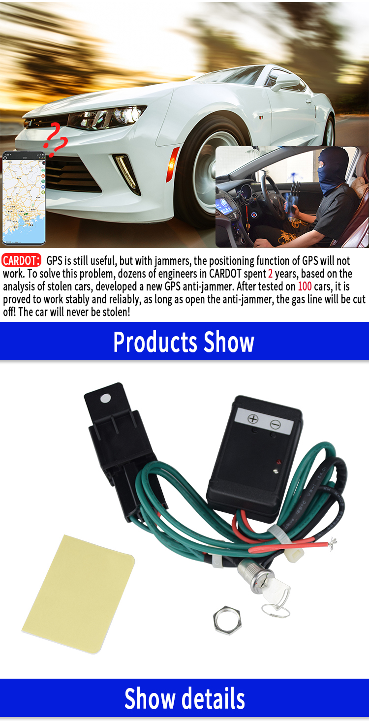 Dropshipping car gps anti jammer device ecurity Signal Against Car Alarm Security System Anti Jammer Gps Tracking