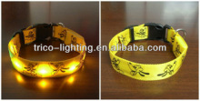 LED flash luminous glow pet dog collar