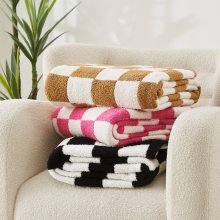 Luxury Customizable Acrylic Knitted Blankets & Throws