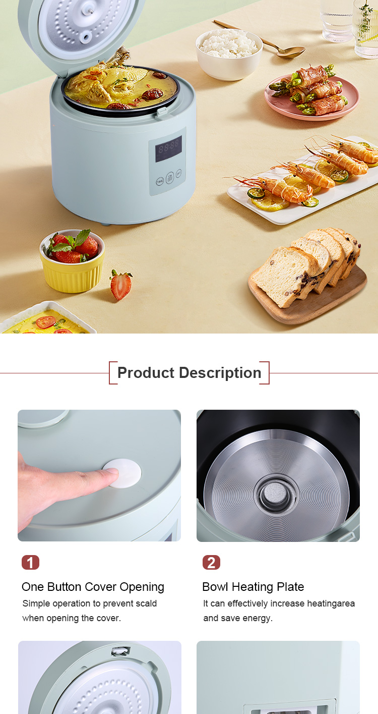Multi Function Rice Cooker  24 h Preset Timer
